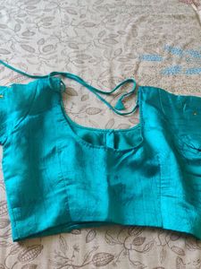 Light Weight Party Wear Saree With Stitched Blouse