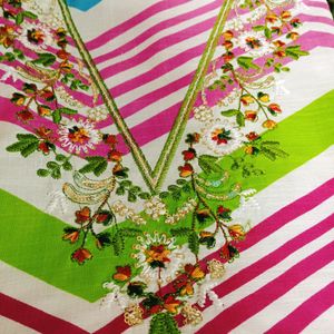 Printed Cotton Suit