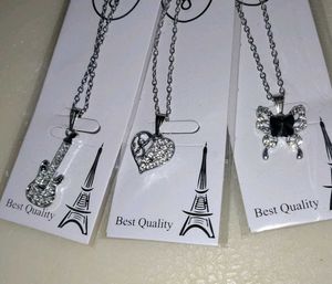 Stainless Steel Pendants set of 3