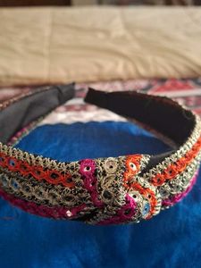Boho Embroidered Headband
