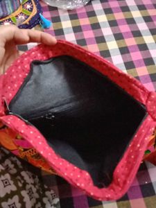 round shape traditional Rajasthani bag