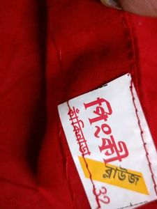 pure cotton Vibrant Red Blouse