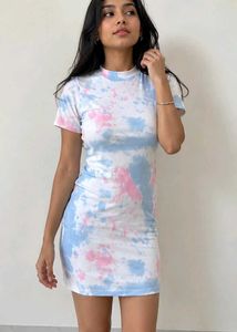 Tie-Dye Mini Dress
