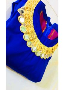 👗nevy  Blue Embellished gown dress🫶🏻
