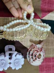 Set of 3 Trendy Hair Claw Clips
