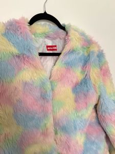 Rainbow Fur Coat