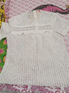 Elegant White Lace Blouse