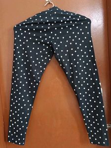 Black Polka Dot Leggings