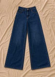 New Wide Leg Blue Jeans