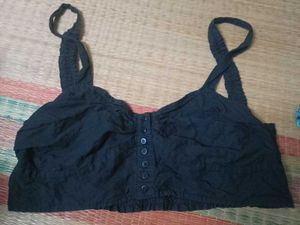 Cute Black crop Top