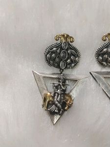 Silver Look Alike Earing
