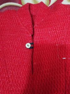 Girls' woolly Dress with cap free