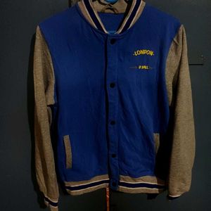 🔷️blue Varsity Jacket style