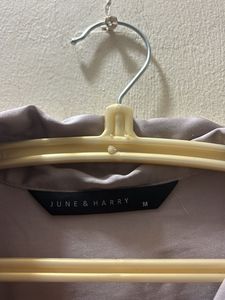 Satin Button-Up Shirt