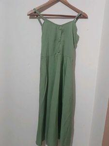 Green Polka Dot Dress &amp; Shrug