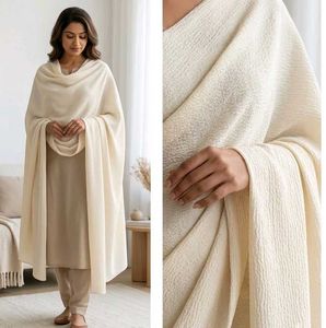 Elegant Cream Scarf