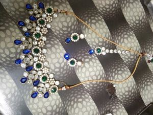Beautiful Blue Heavy NeKlace