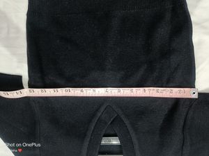 Winter Wear Black Colour Blouse