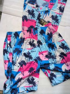 Men's Printed Co-Ord Set | XL Size Casual Shirt