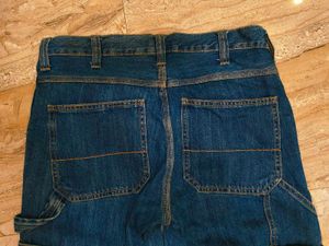 Custom Smiley Face George Denim Jeans