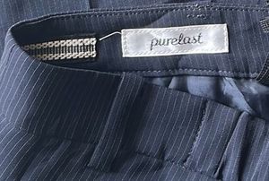Navy Blue Straight Leg Pants