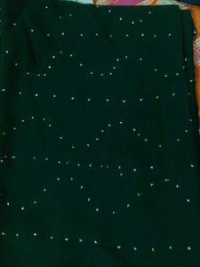 Emerald Green Saree