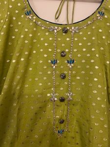Beautiful Green Kurta and Pant