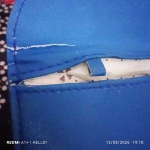 Bright Blue Envelope Clutch