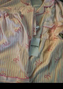 Cute Bow Pajama Set