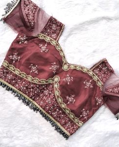 Mauve Embroidered Lehenga