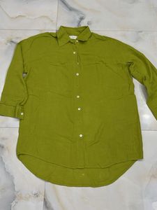 Women Casual long Shirts -  Green