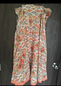 Biba Printed Kurta Set with Dupatta