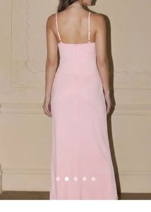 Elegant Pink Floral Midi Dress