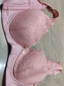 Pink Lace Bra