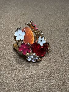 Unique Floral Statement Ring