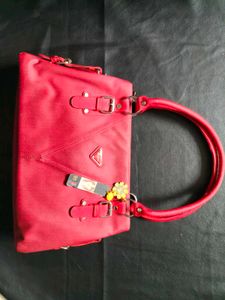 Chic Red Handbag