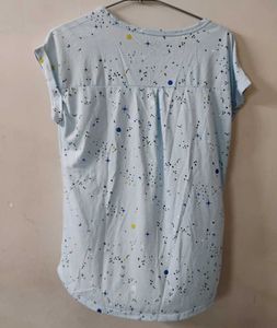 MACY'S STYLE &amp; CO. BRAND NEW SKY BLUE T-shirt