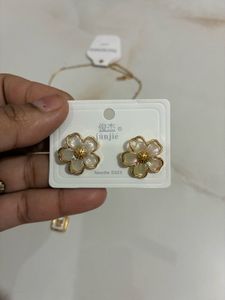 Gold Butterfly Pendant Necklace &amp; Earrings Set
