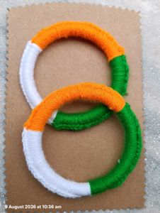 Handmade Tricolor Bangles