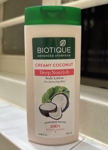 Biotique Creamy Coconut Deep Nourish Body Lotion