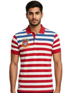 CAMARO Original Mens Striped Polo T-Shirt