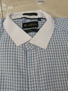 Men's Blue Checkered Shirt