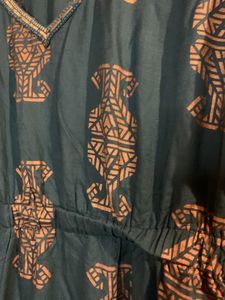 Max XL Green And Gold Dress