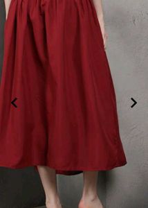 SHEIN Maroon skirt