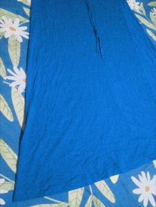 Blue Sleeveless Maxi Dress