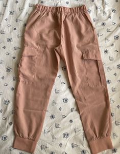 Women's Pink Cargo Pants