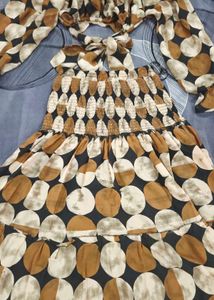 Boho Chic Polka Dot skirt and top combo