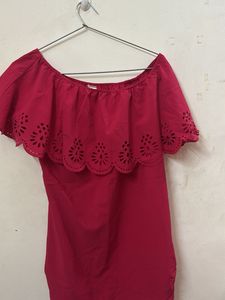 Charming Off-Shoulder Ruffle Top