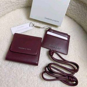 Charles &amp; Keith Irie small wallet features a clean