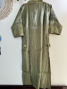 Mehndi gree/Olive Green Designer sleeve suit pant